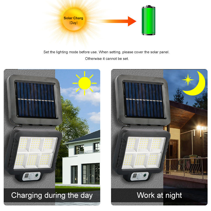 Solis Max 120LED – Split Solar Motion Security Light