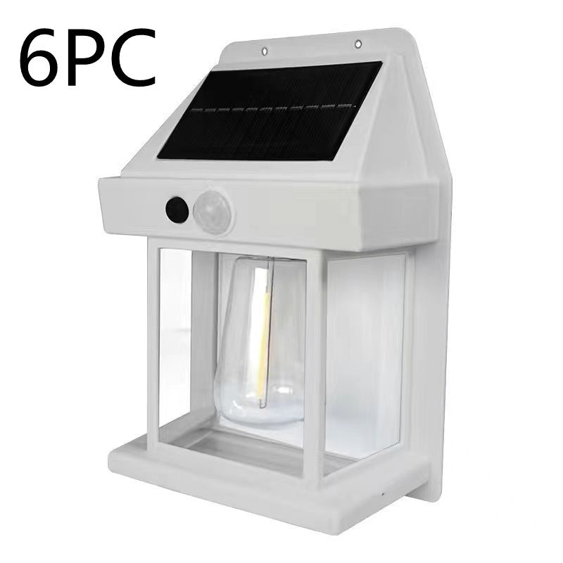 Solis Vintage Glow – Solar Tungsten Garden Wall Lamp