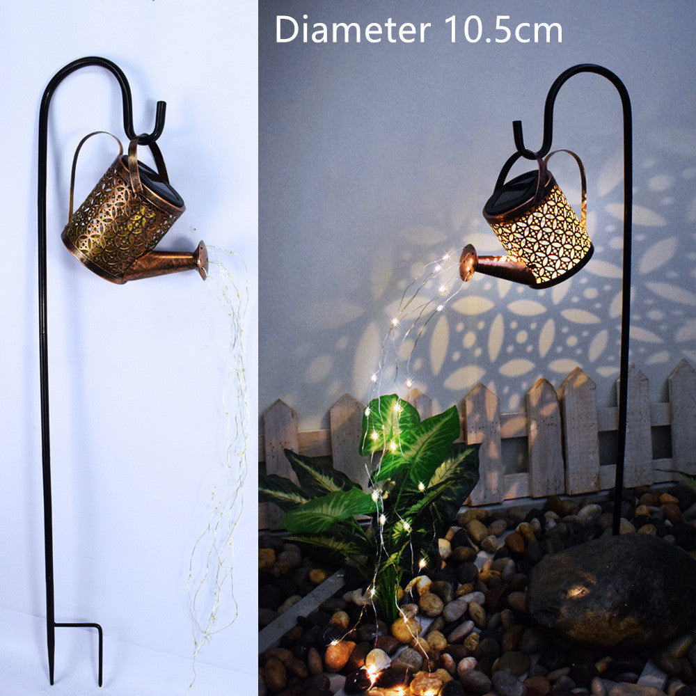 Starlume Watering Can Light – Enchanted Garden Solar Decor