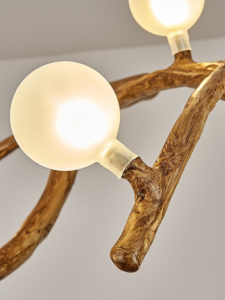 Kiyora Branch Chandelier – Wabi-Sabi Zen Light