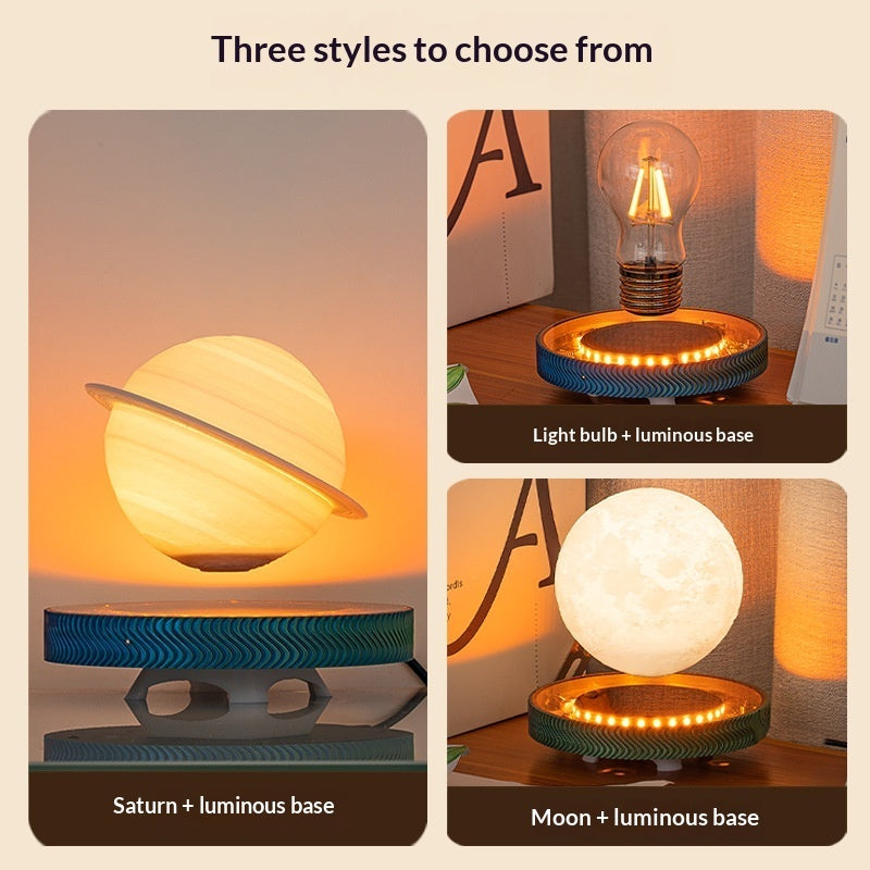 Orbitra Levitation Lamp – Floating Moon & Saturn Light