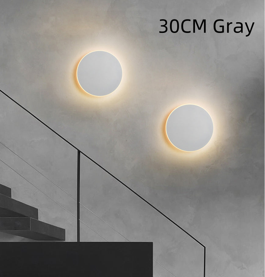 TouchGlow Round Lamp – LED Bedside Wall Light