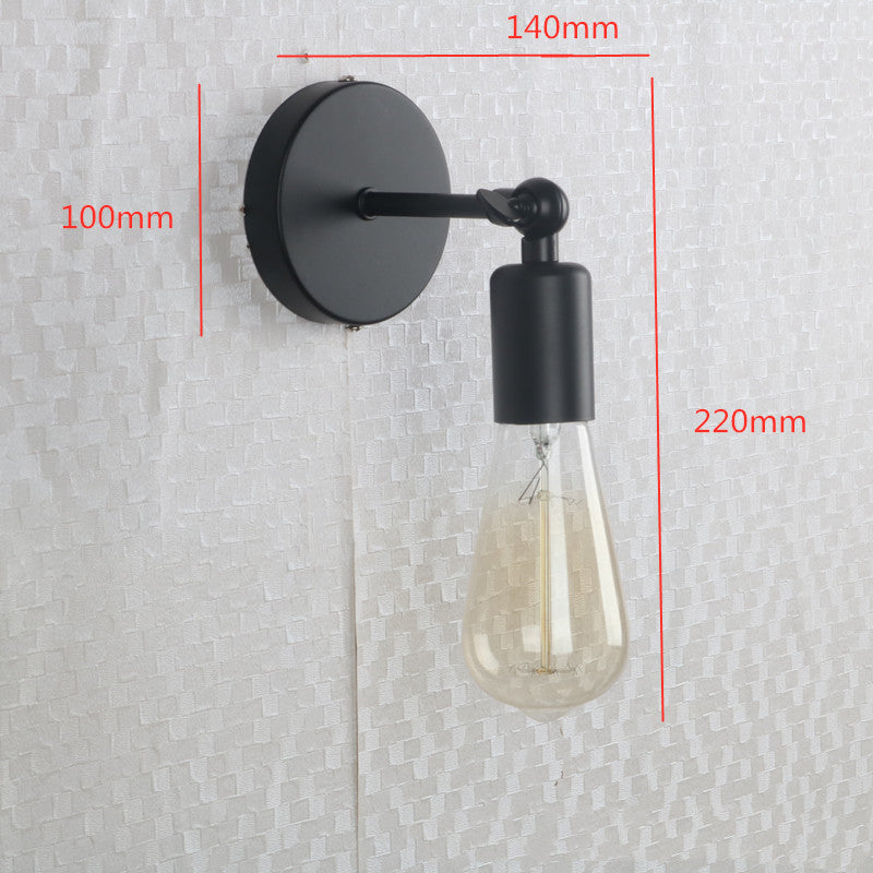 ForgeVintage Wall Lamp – Industrial Iron Sconce