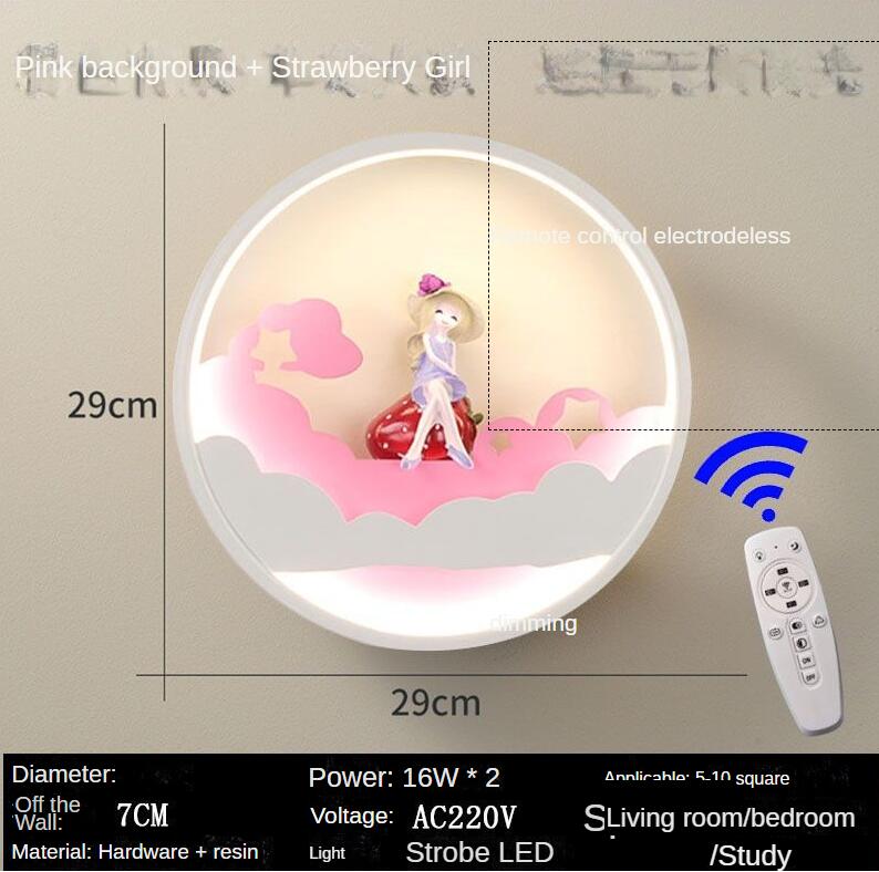 LumaPlay Smart Wall Lamp – Remote Dimming Ambient Light