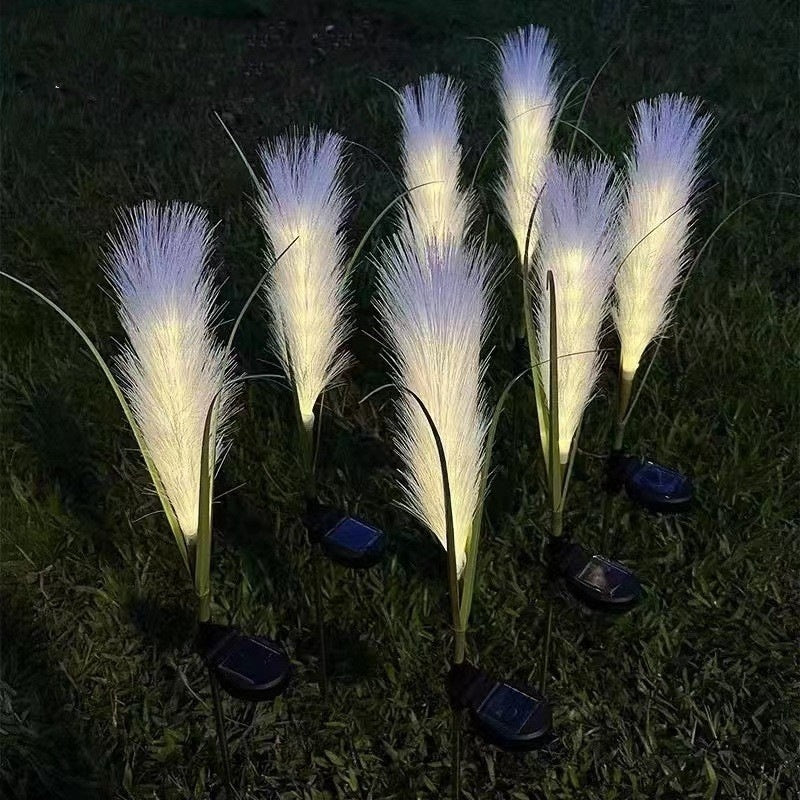 PampasGlow Reed Lamp – Solar Outdoor Grass Light