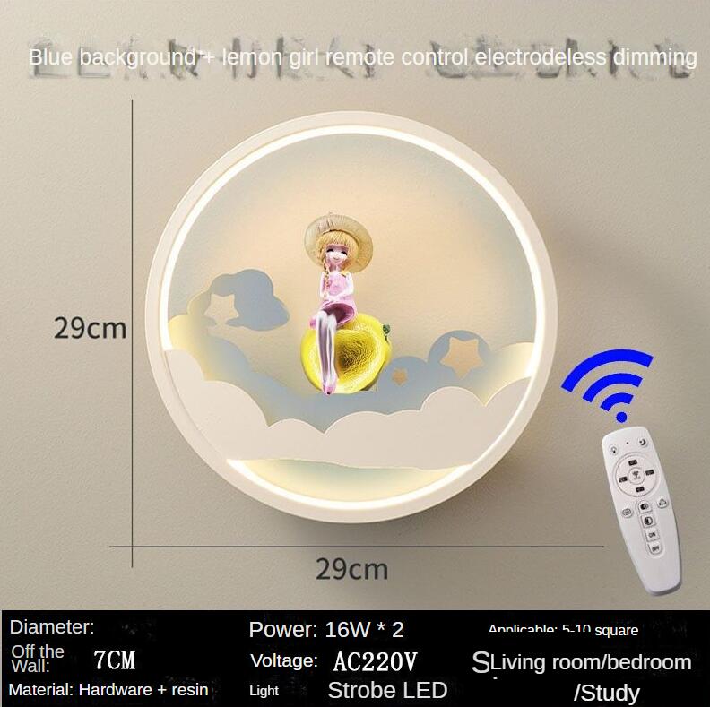 LumaPlay Smart Wall Lamp – Remote Dimming Ambient Light