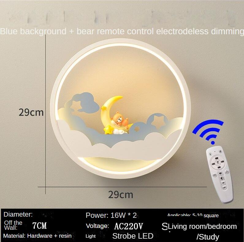 LumaPlay Smart Wall Lamp – Remote Dimming Ambient Light
