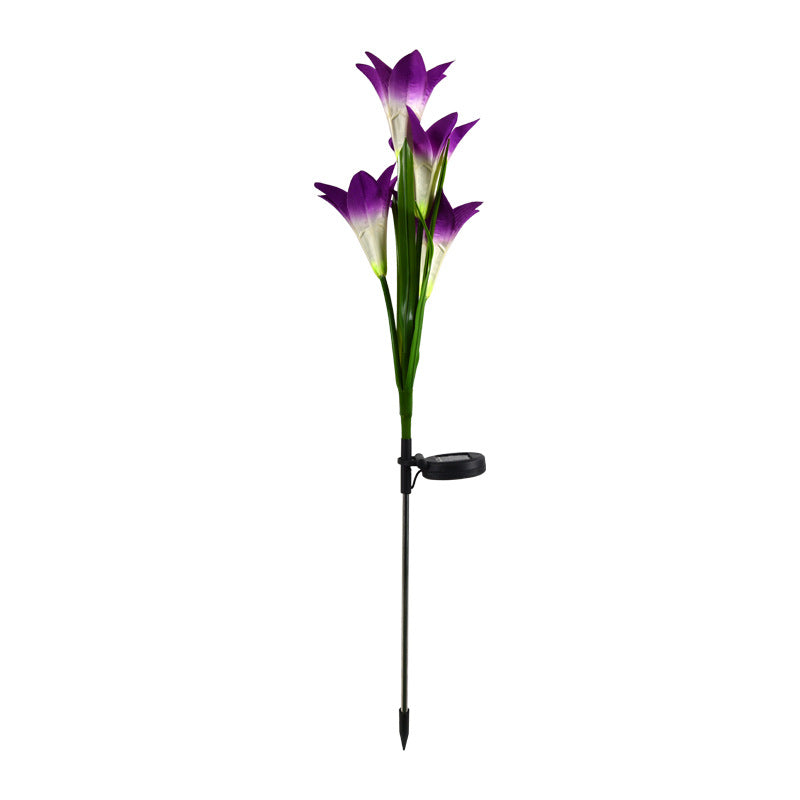 LilyGlow Solar Lantern – Outdoor Flower Garden Light