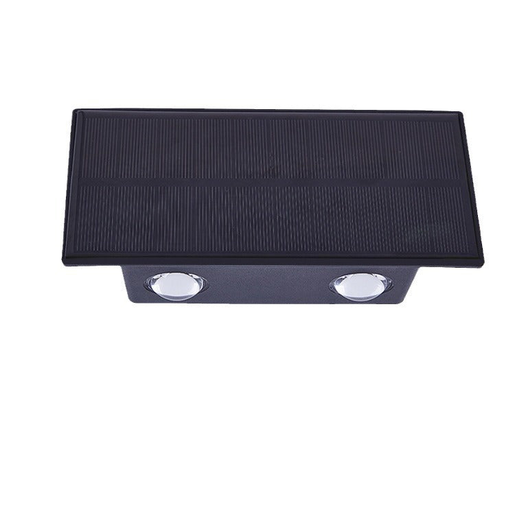 Solis Arc Wall Light – Solar Up & Down Outdoor Lamp