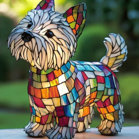 PawGlow Dog Lamp – Cute Resin Animal Decoration Light