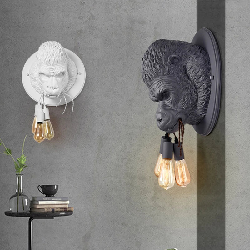 Noiré Gorilla Wall Lamp – Sculptural Statement Light