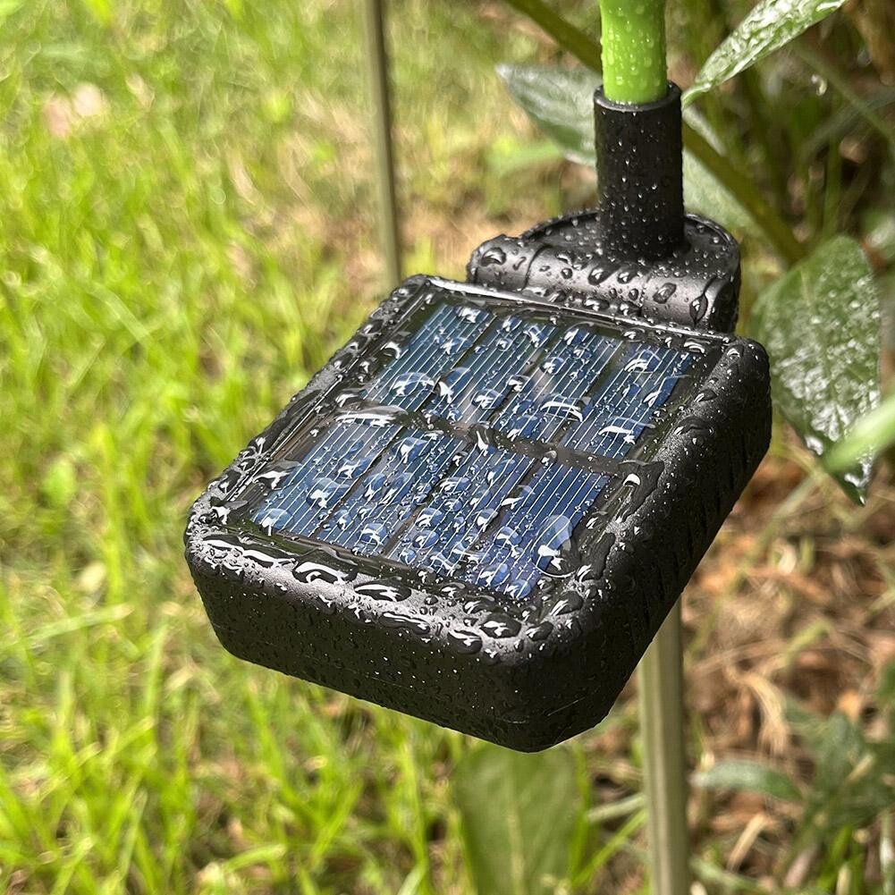 BloomGlow Solar Lawn Lamp – Garden Flower Decorative Light