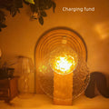AuraRipple Sunset Lamp – Rotating Water Ripple Atmosphere Light