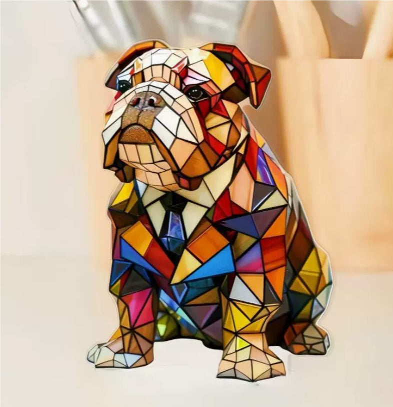 PawGlow Dog Lamp – Cute Resin Animal Decoration Light
