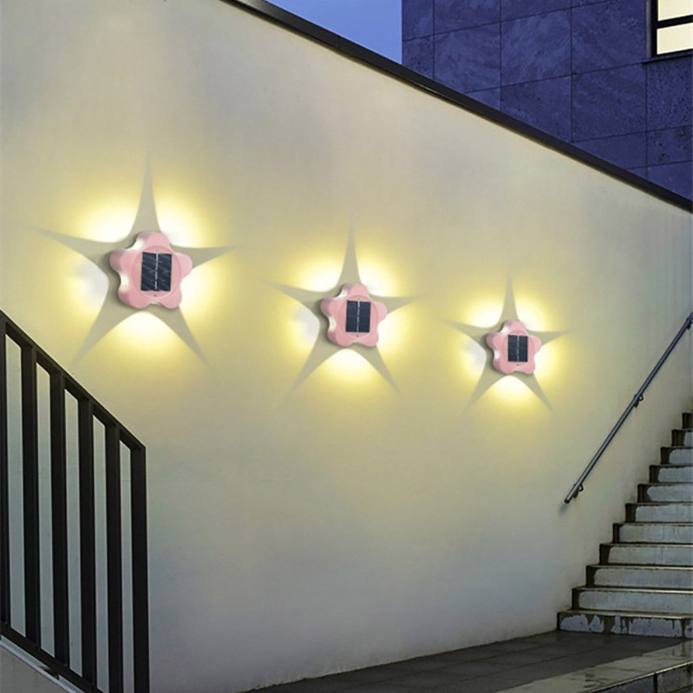 Stellora Star Wall Light – Solar Outdoor Accent Lamp