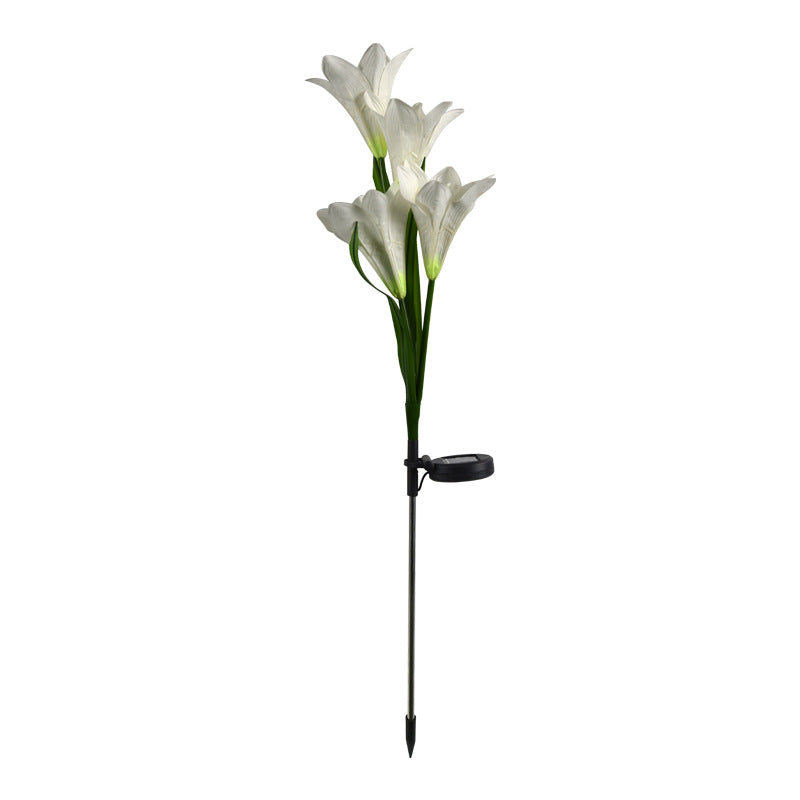 LilyGlow Solar Lantern – Outdoor Flower Garden Light