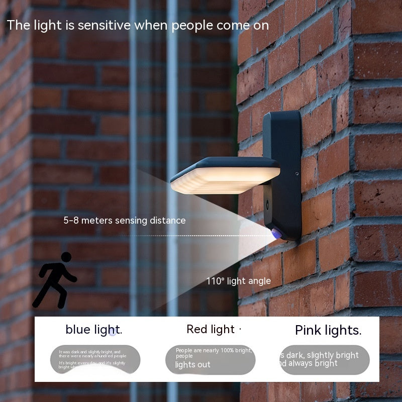Nordic Sense Wall Light – Solar Motion Outdoor Lamp