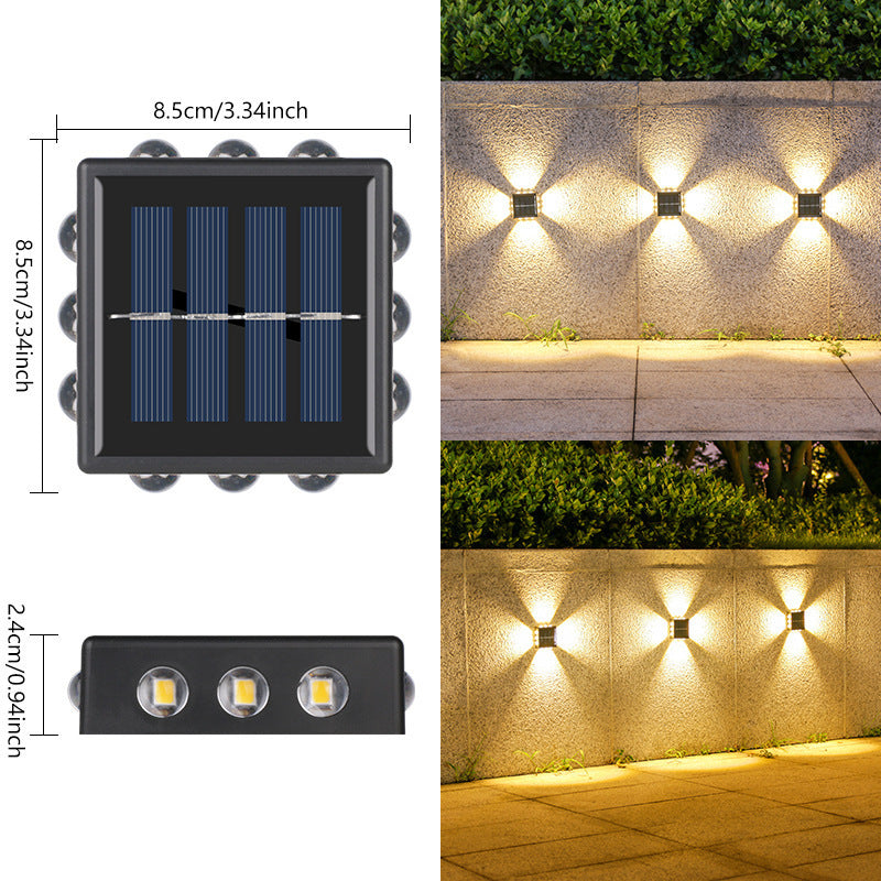 GlowLine Solar Wall Light – Outdoor LED Ambient Lamp