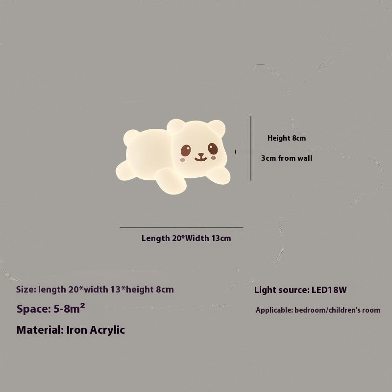 LumaNest Kids Wall Lamp – Soft Animal Ambient Light