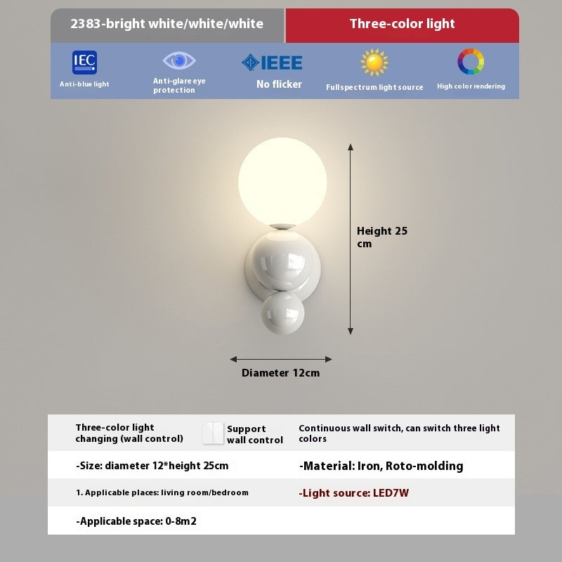 Perla Glow Wall Lamp – Cream Style Ambient Light