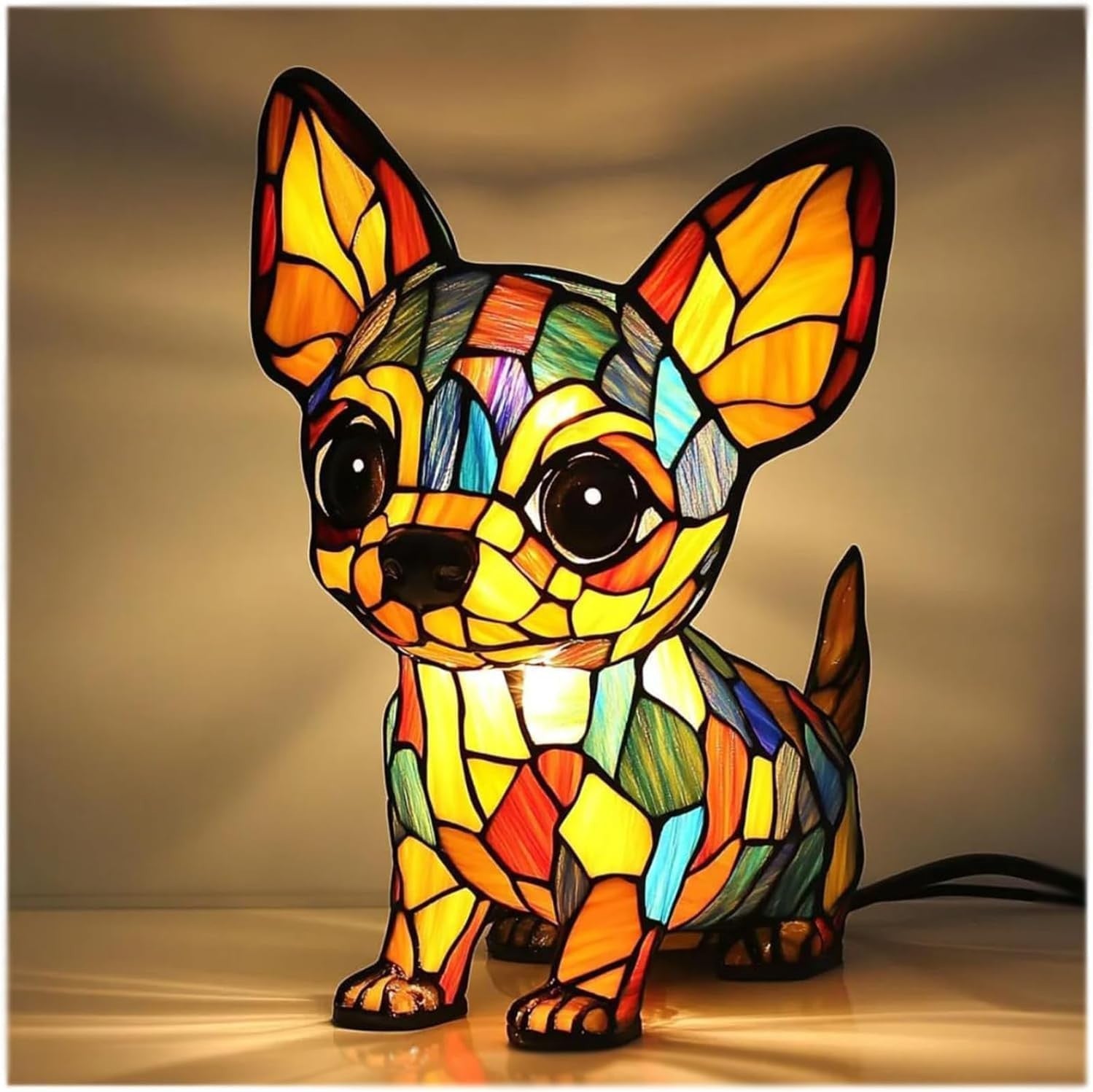 PawGlow Dog Lamp – Cute Resin Animal Decoration Light