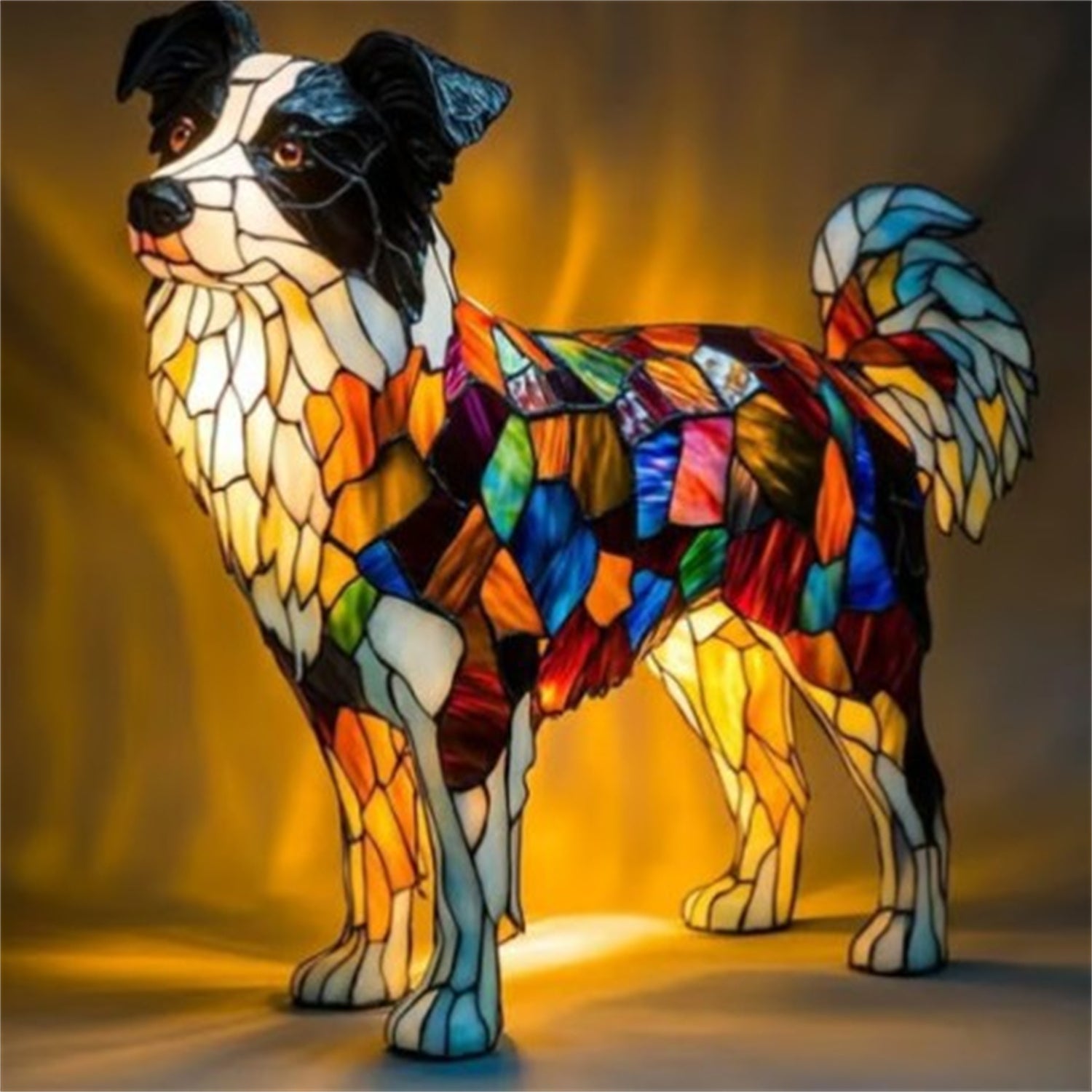 PawGlow Dog Lamp – Cute Resin Animal Decoration Light