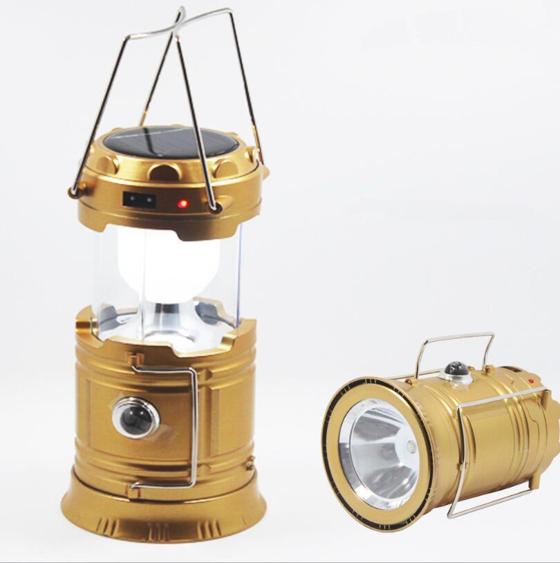 TrailGlow Camping Lantern – Solar Rechargeable LED Light