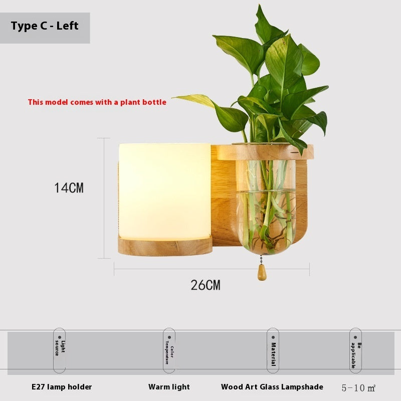 Arboré Wooden Wall Lamp – Minimal Natural Glow