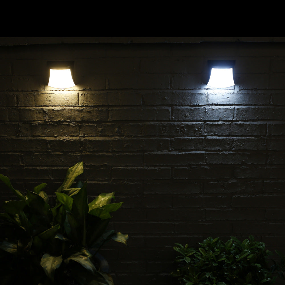Solis Fence Glow – 4PCS Solar Outdoor Wall Lights