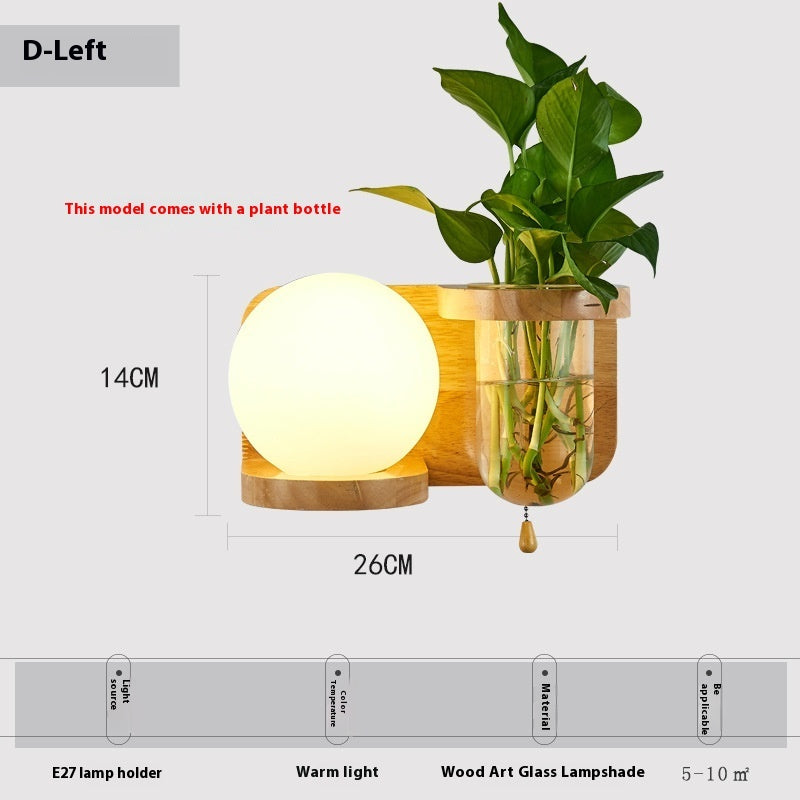Arboré Wooden Wall Lamp – Minimal Natural Glow