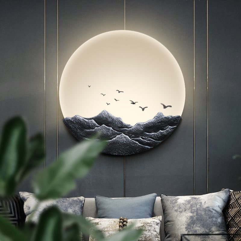 ZenMountain Wall Lamp – Chinese Style LED Light