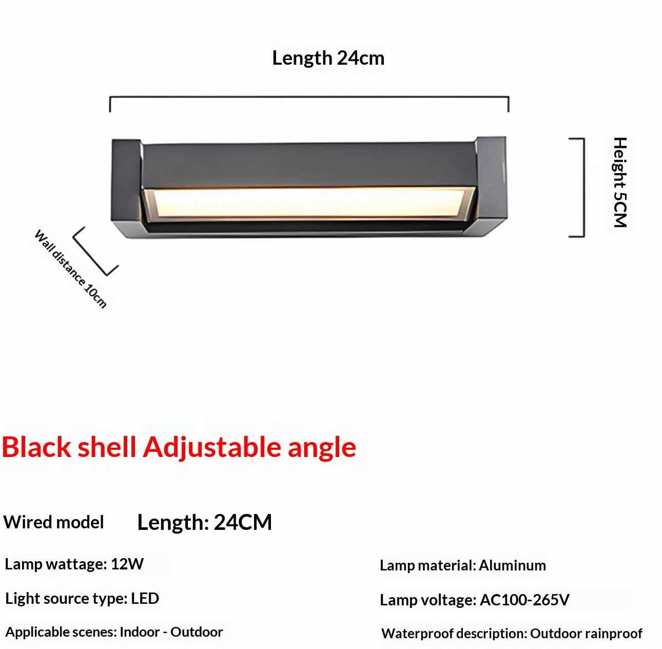 Solis Twist Wall Light – Rotating Strip Outdoor Lamp