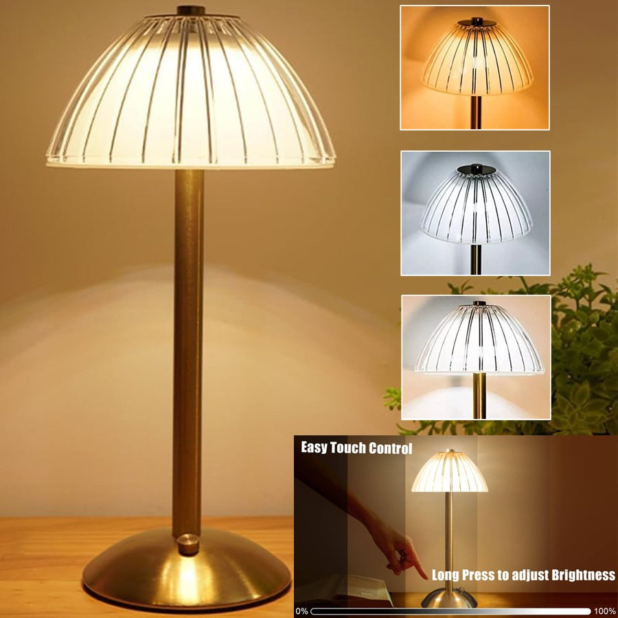 Luméra Cordless Table Lamp – Vintage Ambient Glow