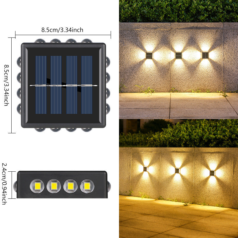 GlowLine Solar Wall Light – Outdoor LED Ambient Lamp