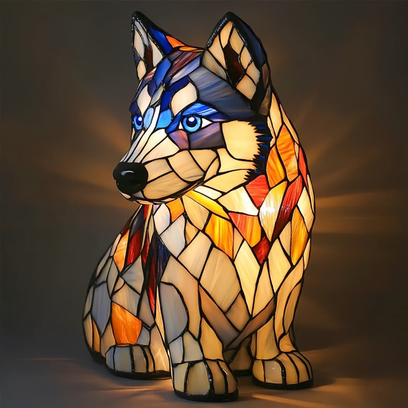 PawGlow Dog Lamp – Cute Resin Animal Decoration Light