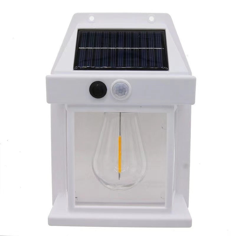 Solis Vintage Glow – Solar Tungsten Garden Wall Lamp
