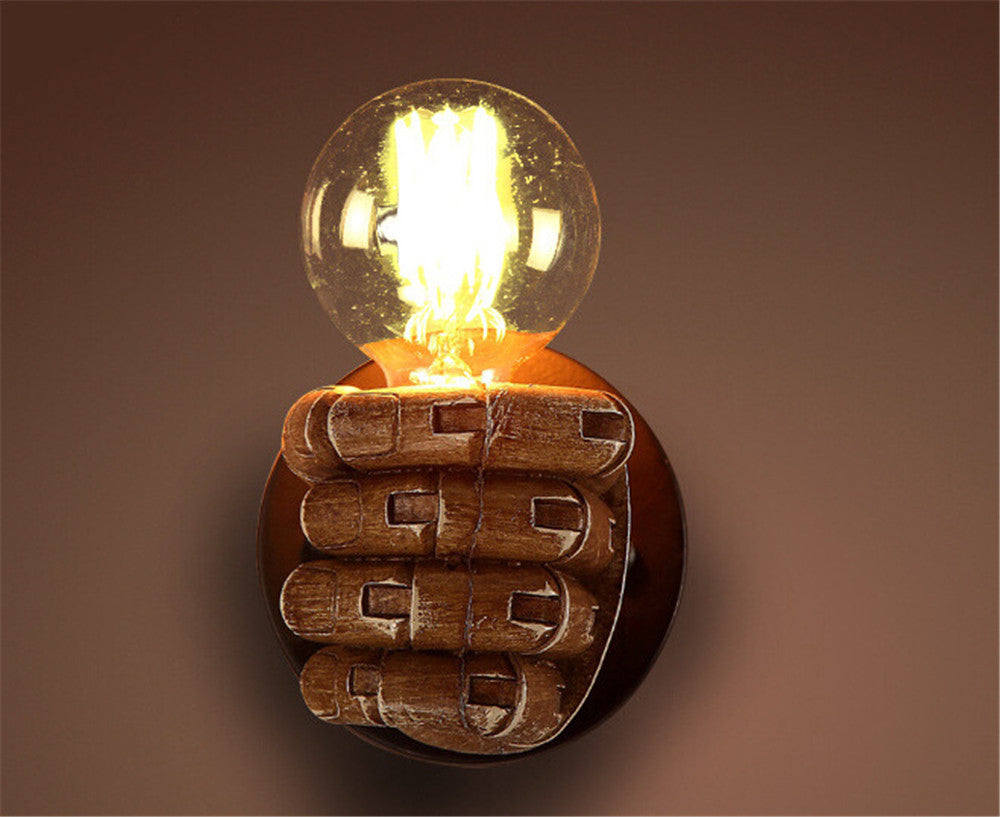 TitanGrip Resin Wall Lamp – Creative Decorative Light