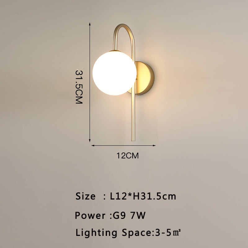 Aurelia Glass Wall Lamp – Modern Luxury Ambient Light