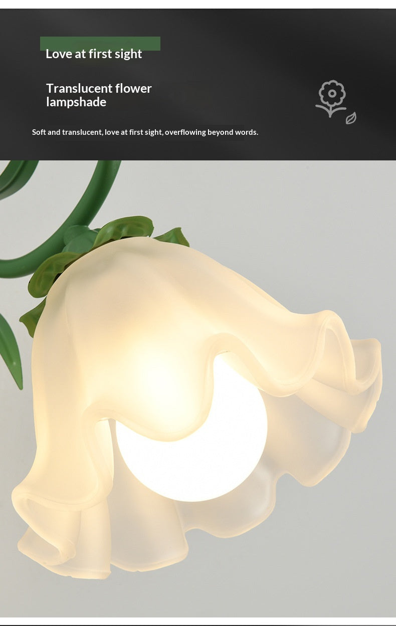 FloraLine Wall Lamp – Minimal Floral Ambient Light