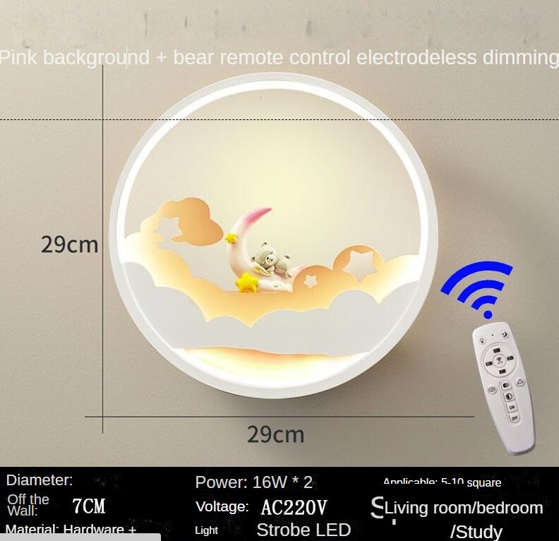LumaPlay Smart Wall Lamp – Remote Dimming Ambient Light