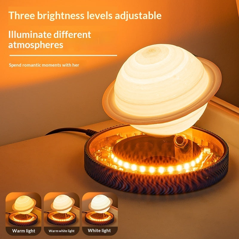 Orbitra Levitation Lamp – Floating Moon & Saturn Light