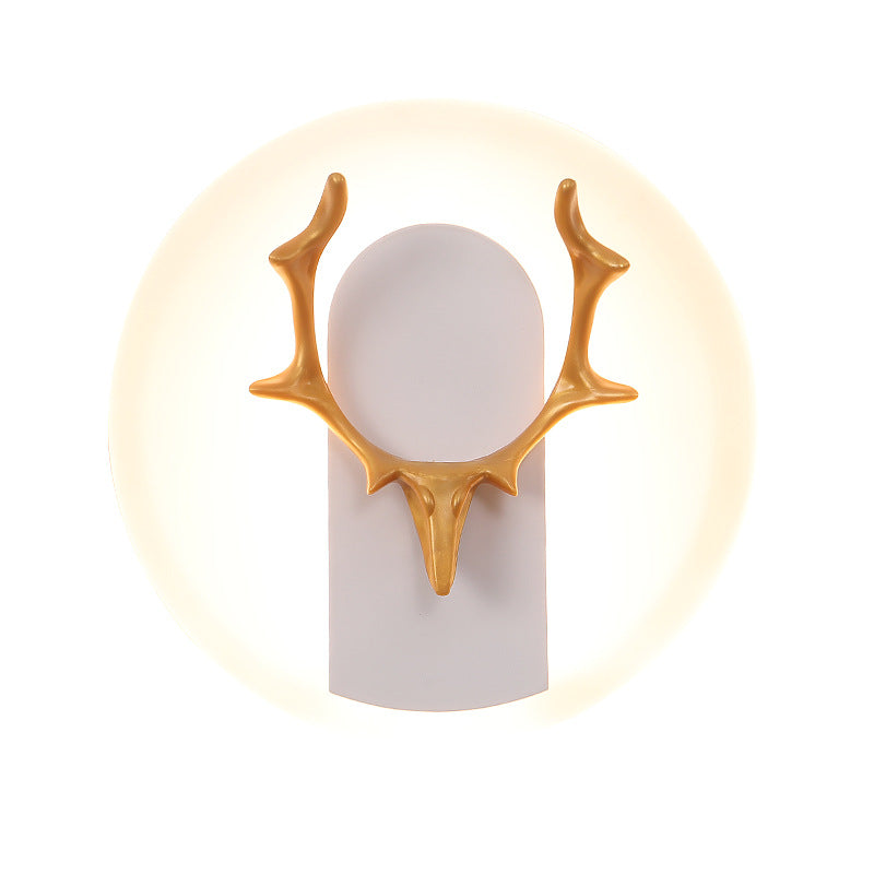 AntlerGlow Wall Light – Modern Acrylic LED Lamp