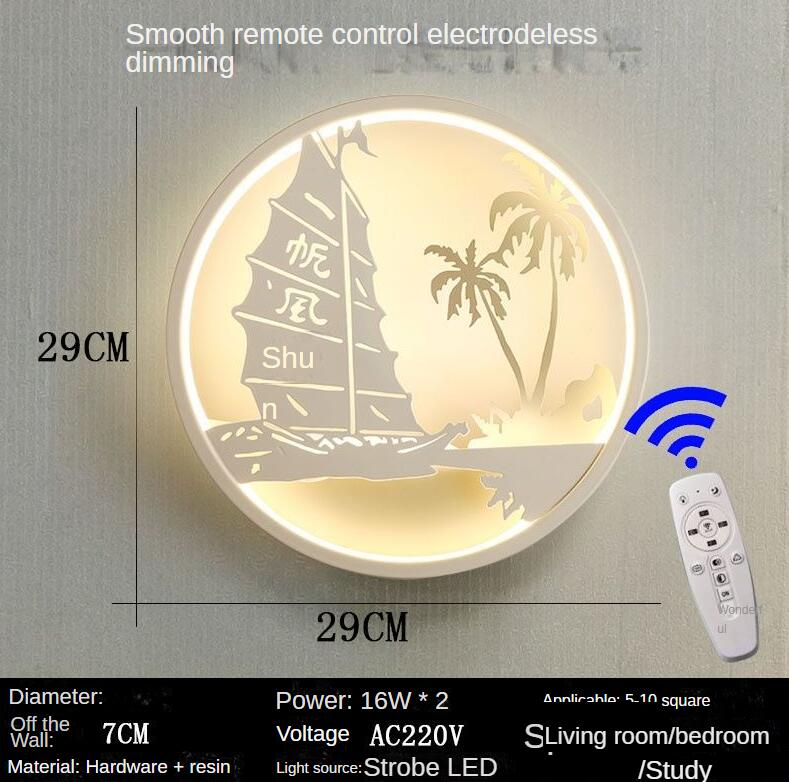 LumaPlay Smart Wall Lamp – Remote Dimming Ambient Light