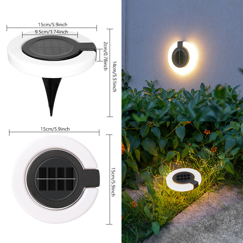 FoldGlow Solar Floor Lamp – Outdoor Garden & Stair Light