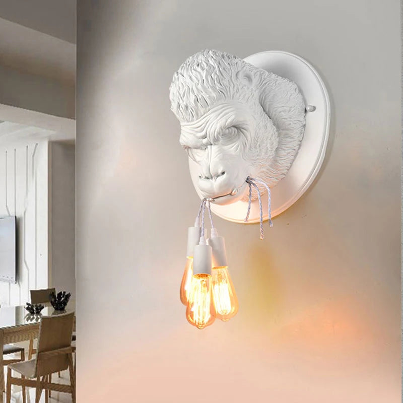 Noiré Gorilla Wall Lamp – Sculptural Statement Light