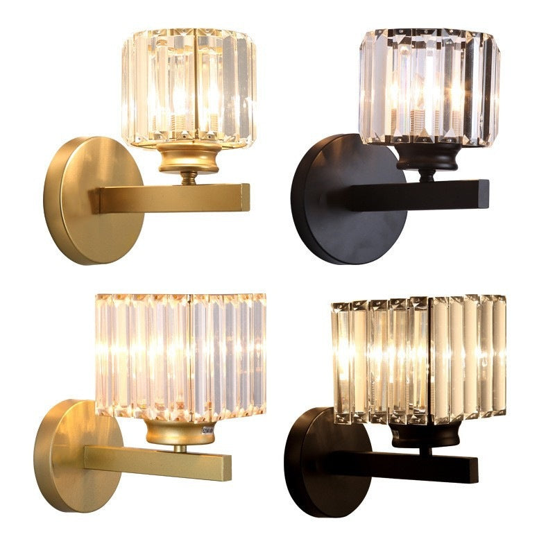 Aurélia Crystal Wall Lamp – Modern Minimalist Elegance