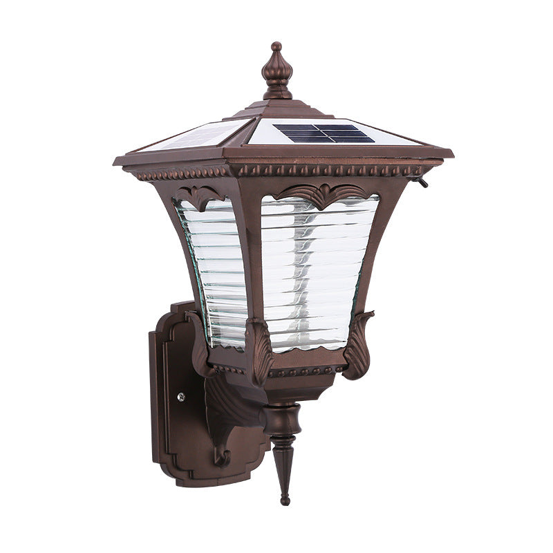 Solis Luxe Wall Lamp – Solar Outdoor Statement Light