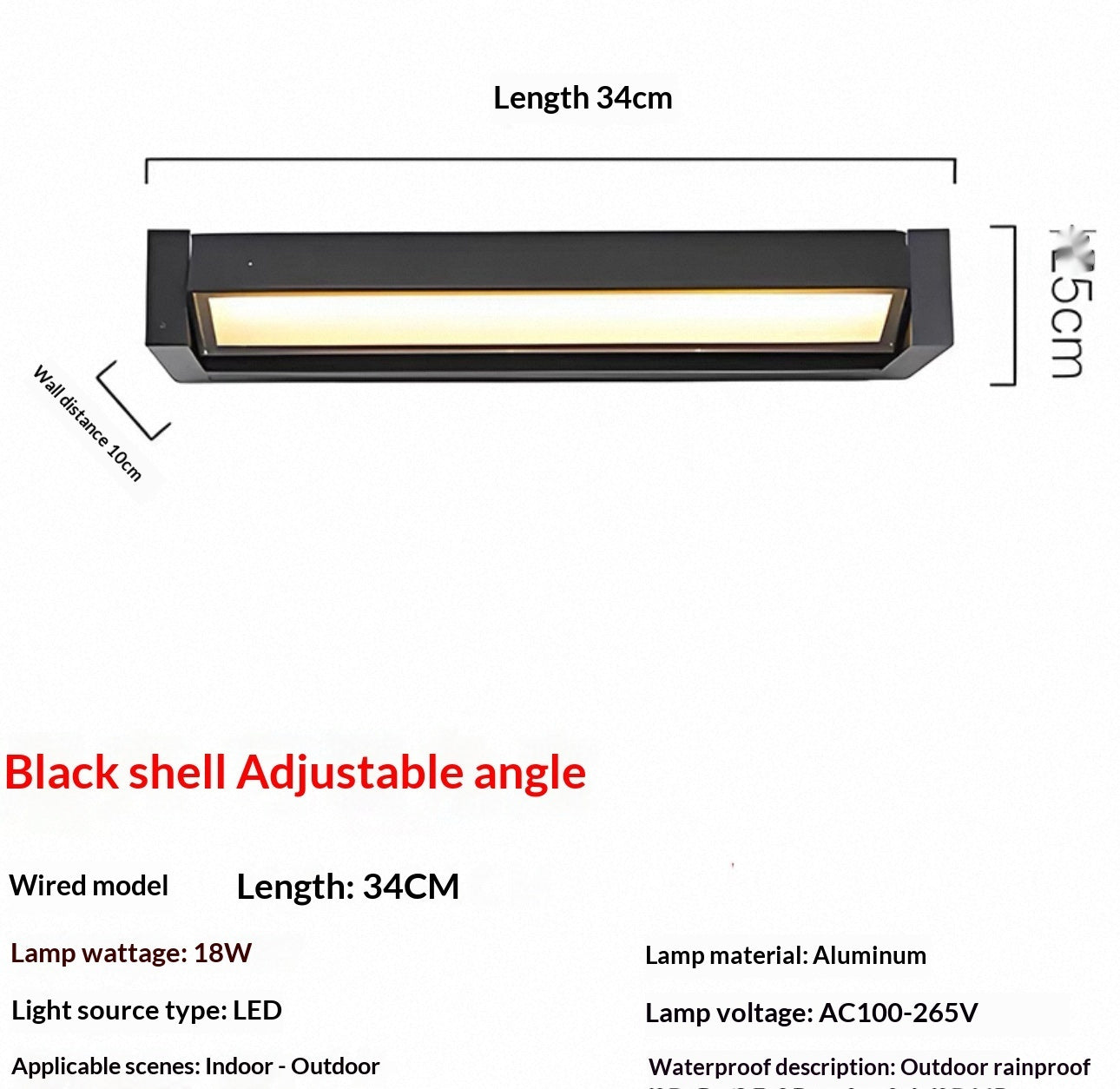 Solis Twist Wall Light – Rotating Strip Outdoor Lamp