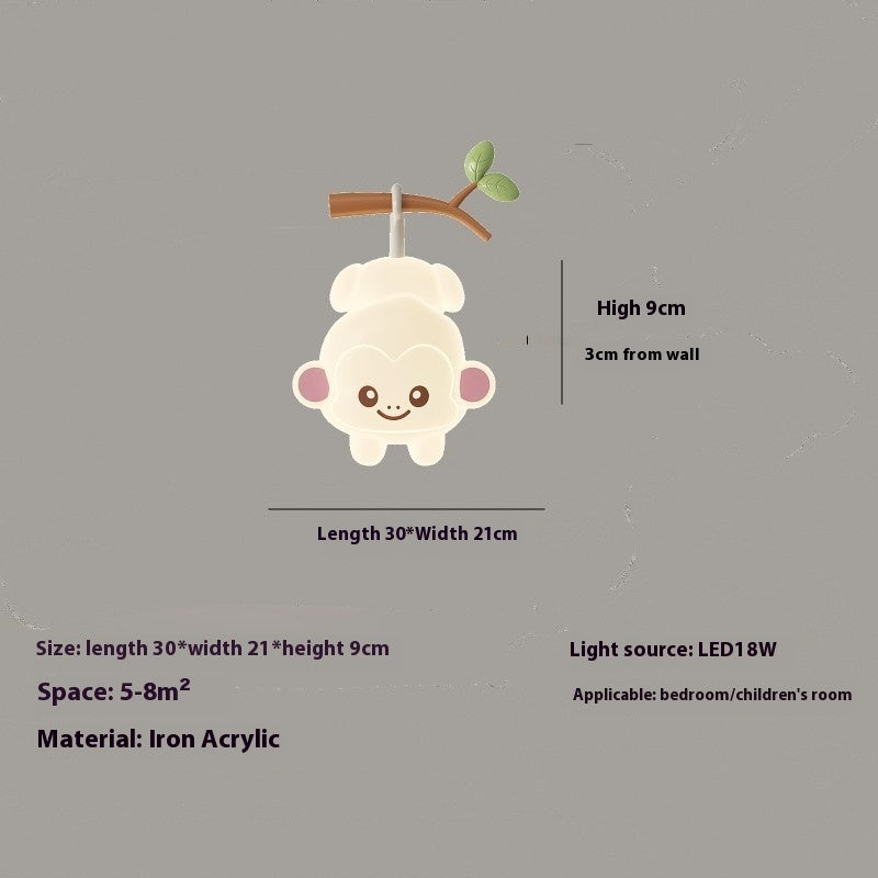 LumaNest Kids Wall Lamp – Soft Animal Ambient Light