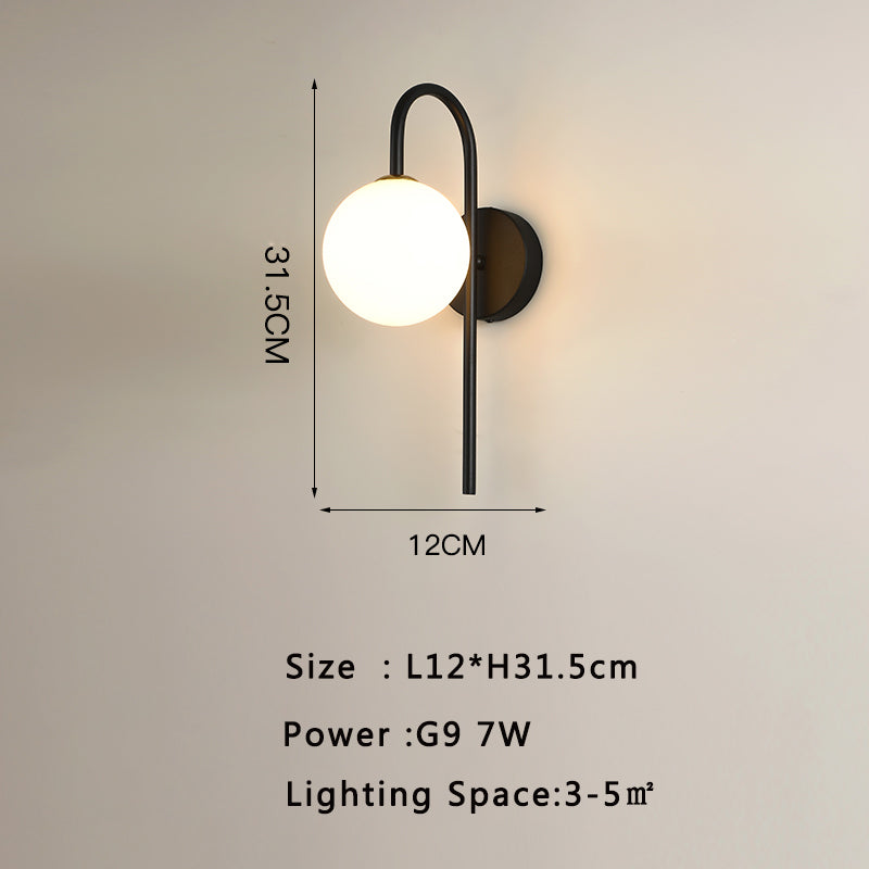 Aurelia Glass Wall Lamp – Modern Luxury Ambient Light